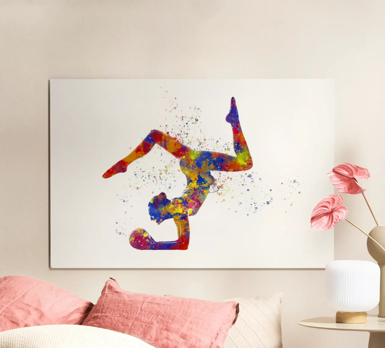 Ginnastica ritmica in acquerello carta hahnemühle da ⚽ Sports Pulse