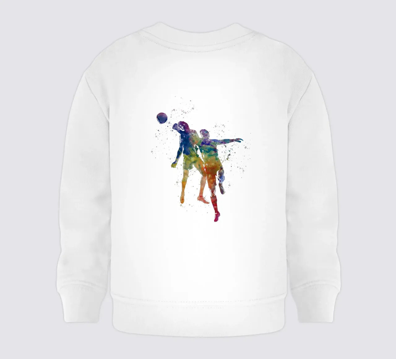 Giocatore di calcio ad acquerello felpa neonato da ⚽ Sports Pulse