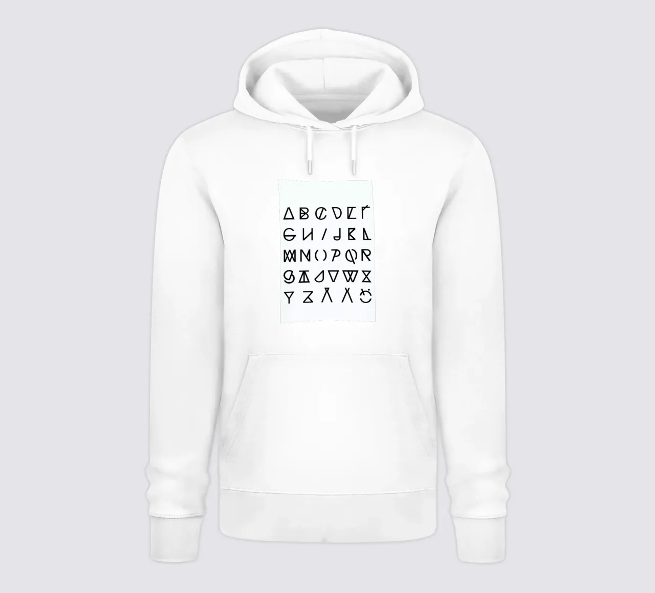 Graphic Alphabets sudadera con capucha de RK Design
