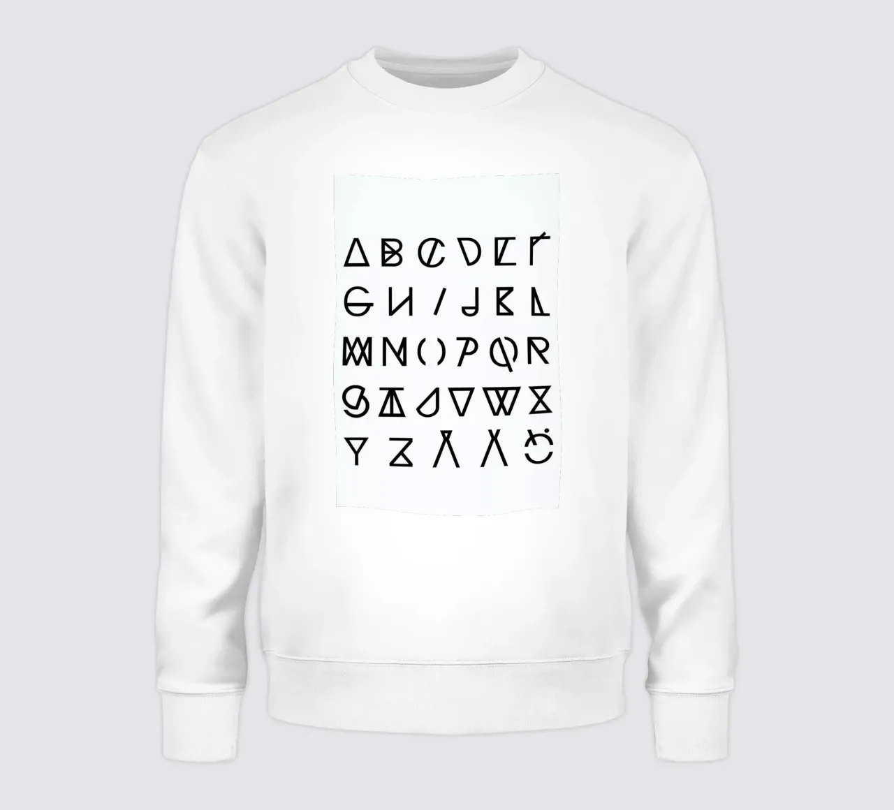 Graphic Alphabets sweatshirt van RK Design