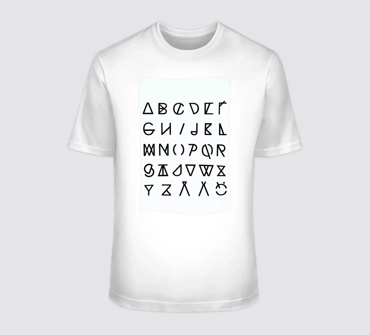 Graphic Alphabets t-shirt da RK Design
