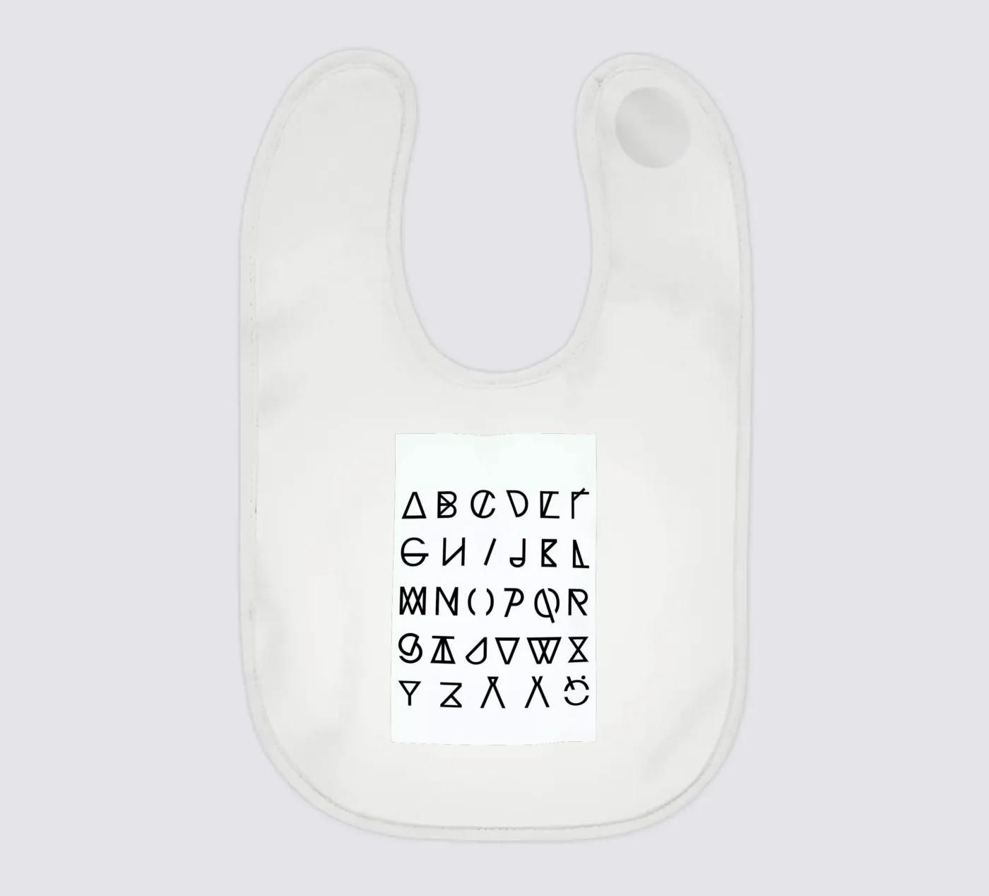 Graphic Alphabets Babylätzchen von RK Design