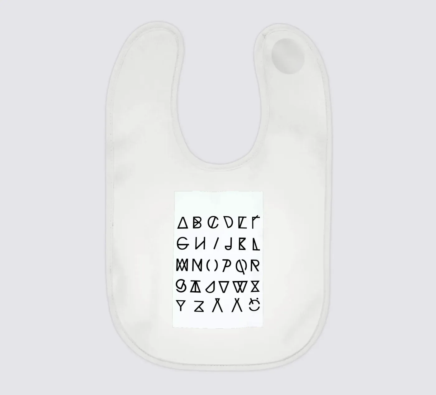 Graphic Alphabets Babylätzchen von RK Design