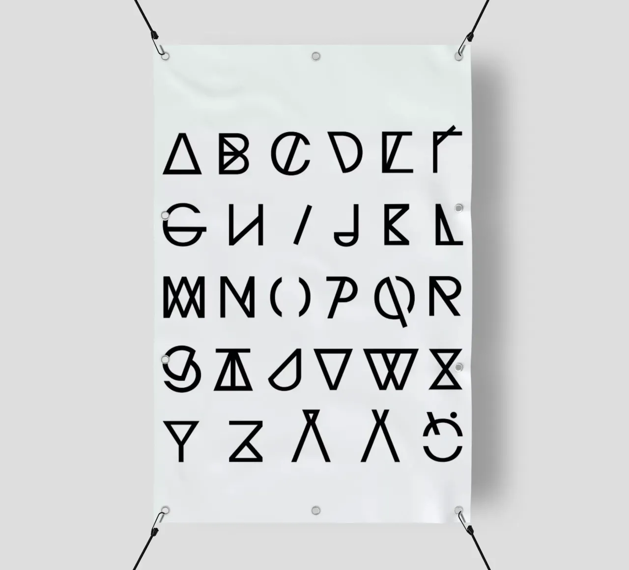 Graphic Alphabets telo in pvc da RK Design