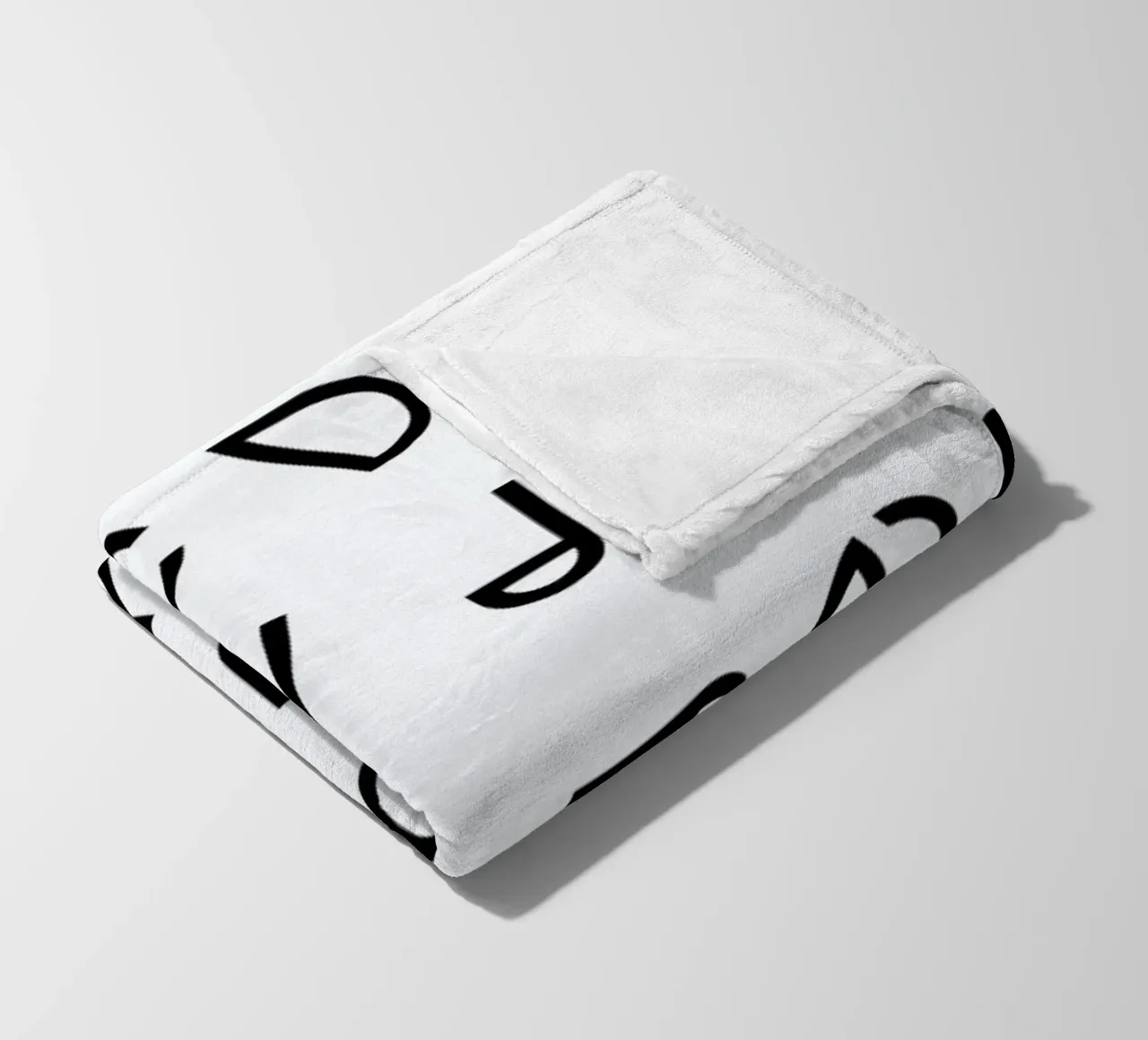 Graphic Alphabets coperta in pile da RK Design
