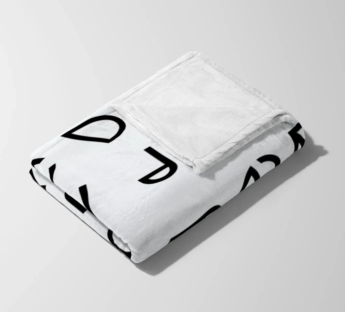 Graphic Alphabets Fleecedecke von RK Design