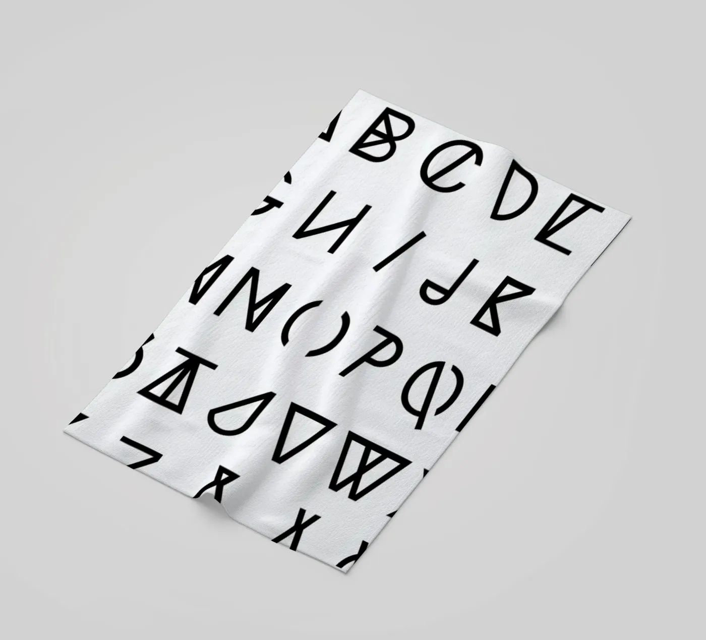 Graphic Alphabets telo mare da RK Design