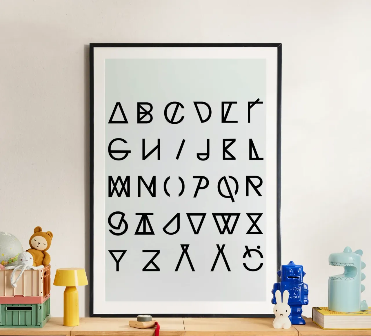 Graphic Alphabets poster da RK Design