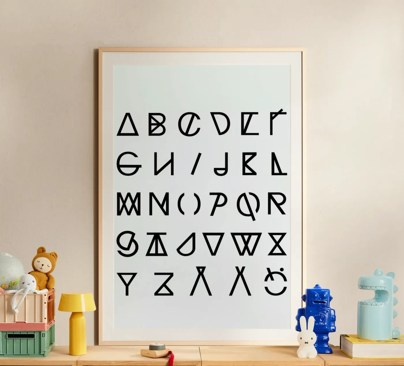Graphic Alphabets Poster von RK Design