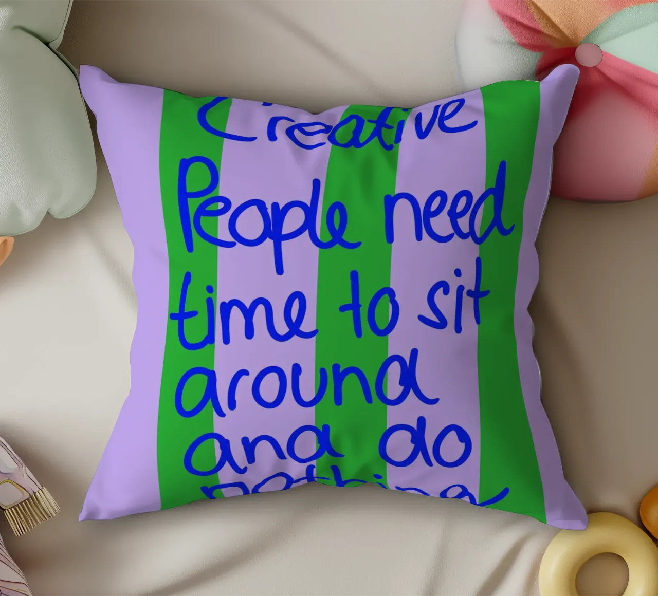 Creative People cuscino da Hej Ibiza by Ute Arnold