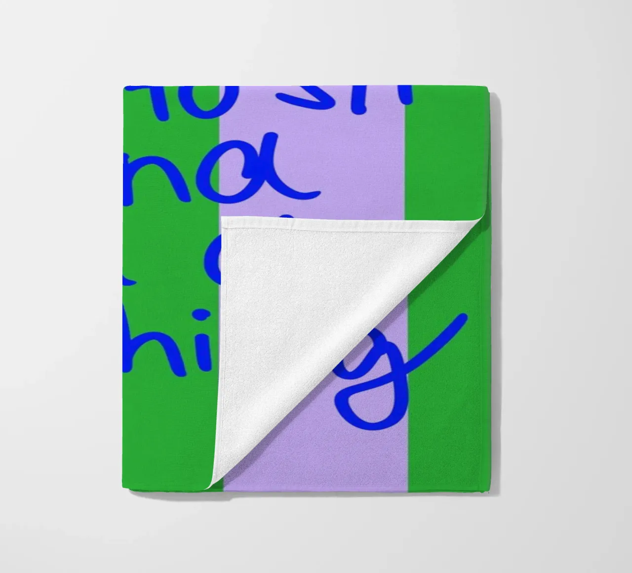 Creative People beach towel by Hej Ibiza by Ute Arnold