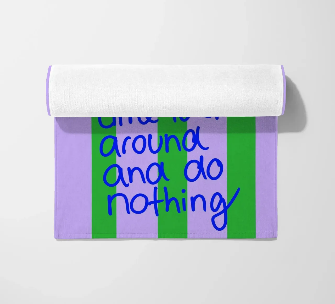 Creative People beach towel by Hej Ibiza by Ute Arnold