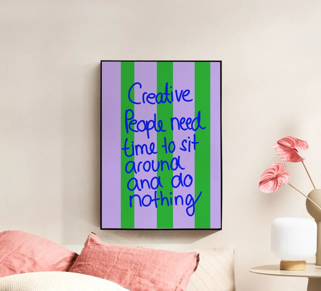 Creative People Acryl-Glas von Hej Ibiza by Ute Arnold