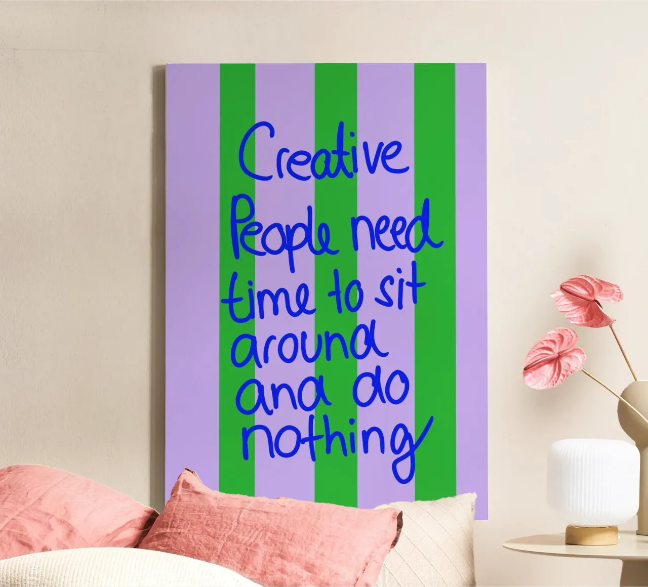 Creative People Leinwand von Hej Ibiza by Ute Arnold