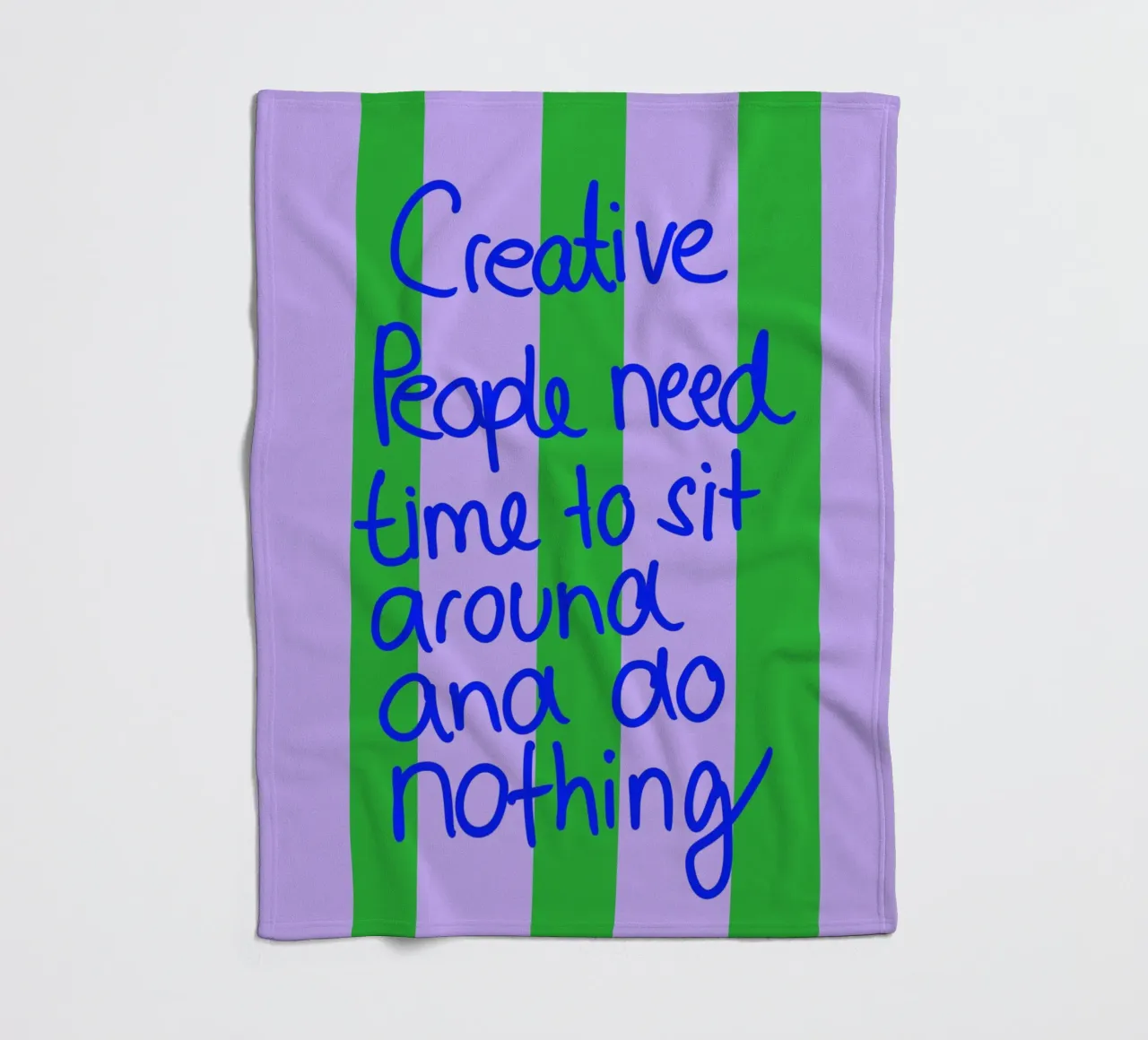 Creative People Fleecedecke von Hej Ibiza by Ute Arnold