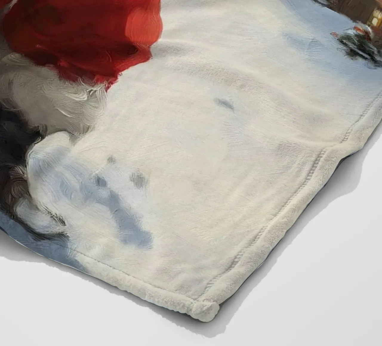 Babbo Natale con la lista dei desideri coperta in pile da Cozy Vibes
