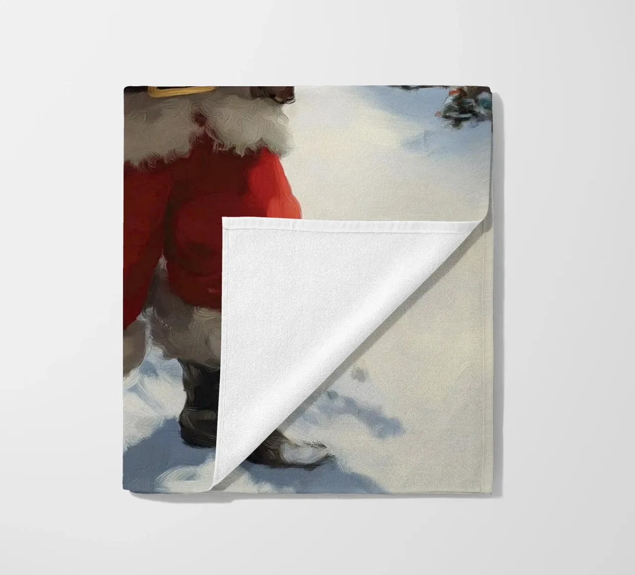 Babbo Natale con la lista dei desideri telo mare da Cozy Vibes