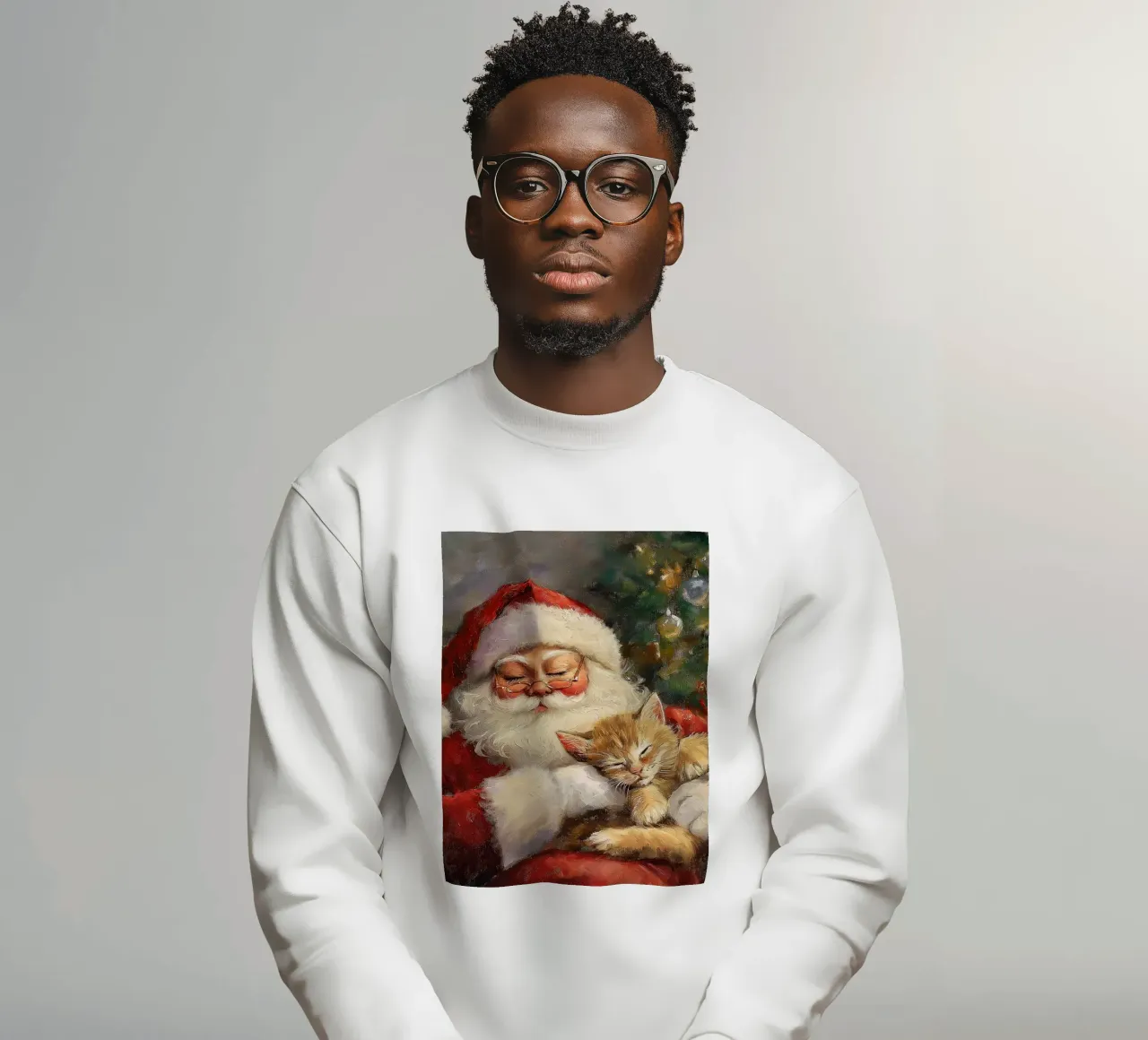 Pace e tranquillità a Natale - Babbo Natale felpa da Cozy Vibes