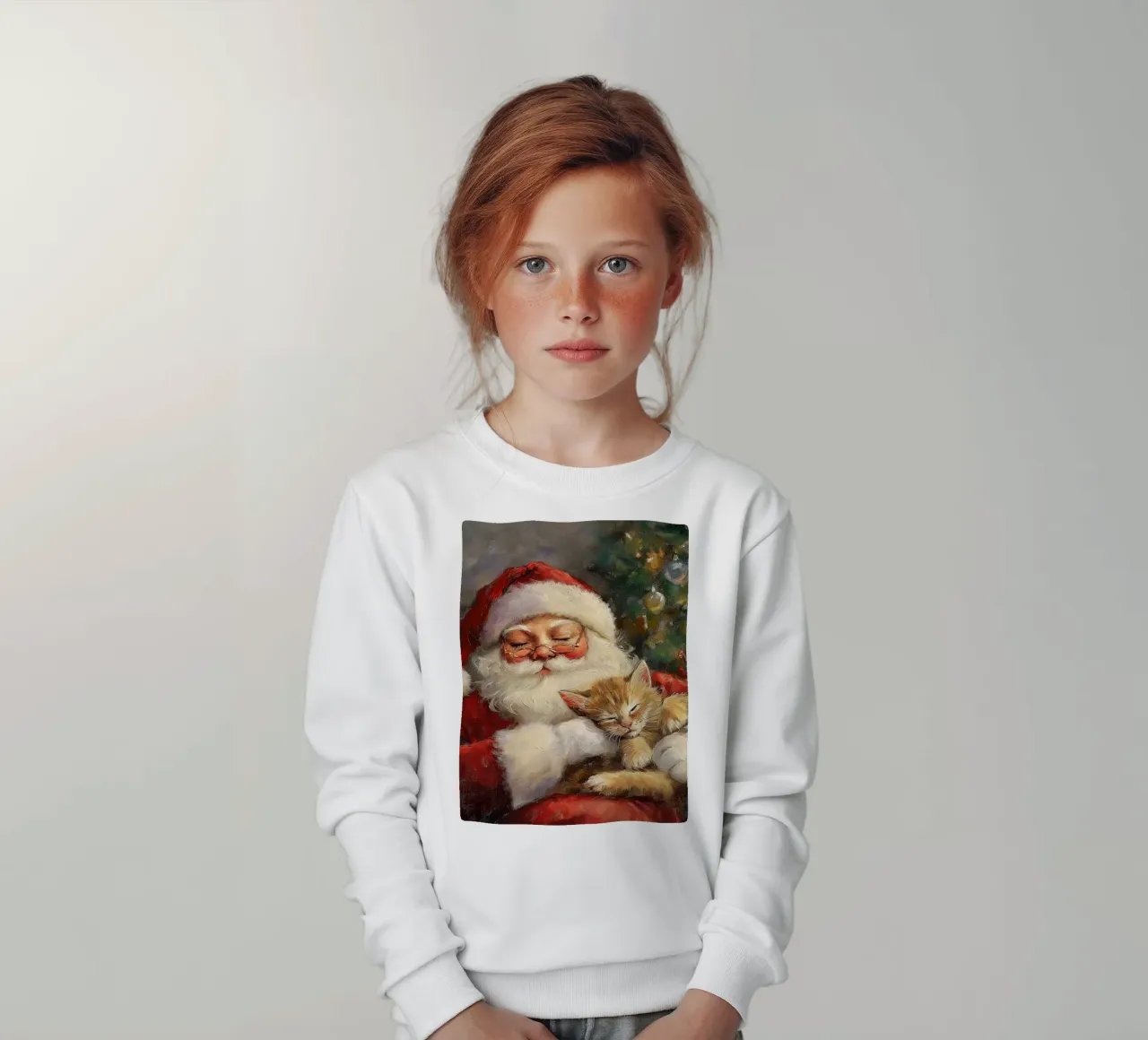 Pace e tranquillità a Natale - Babbo Natale felpa bambino da Cozy Vibes