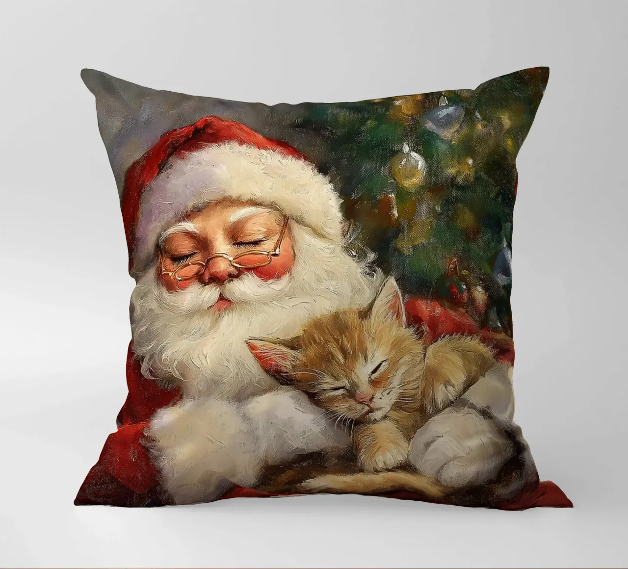 Pace e tranquillità a Natale - Babbo Natale cuscino da Cozy Vibes