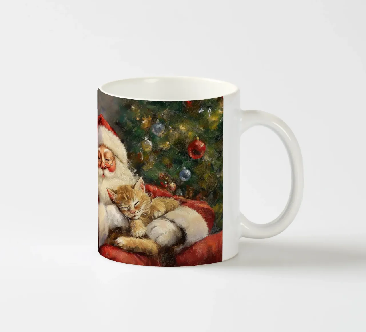 Pace e tranquillità a Natale - Babbo Natale tazza in ceramica da Cozy Vibes