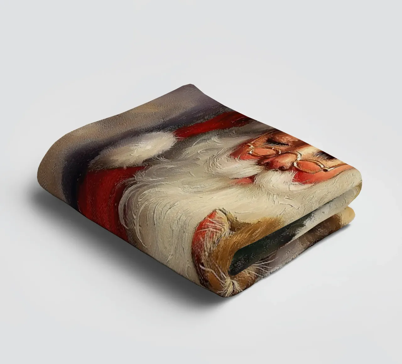 Pace e tranquillità a Natale - Babbo Natale asciugamano da bagno da Cozy Vibes
