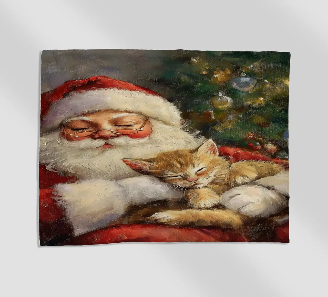 Pace e tranquillità a Natale - Babbo Natale telo mare da Cozy Vibes