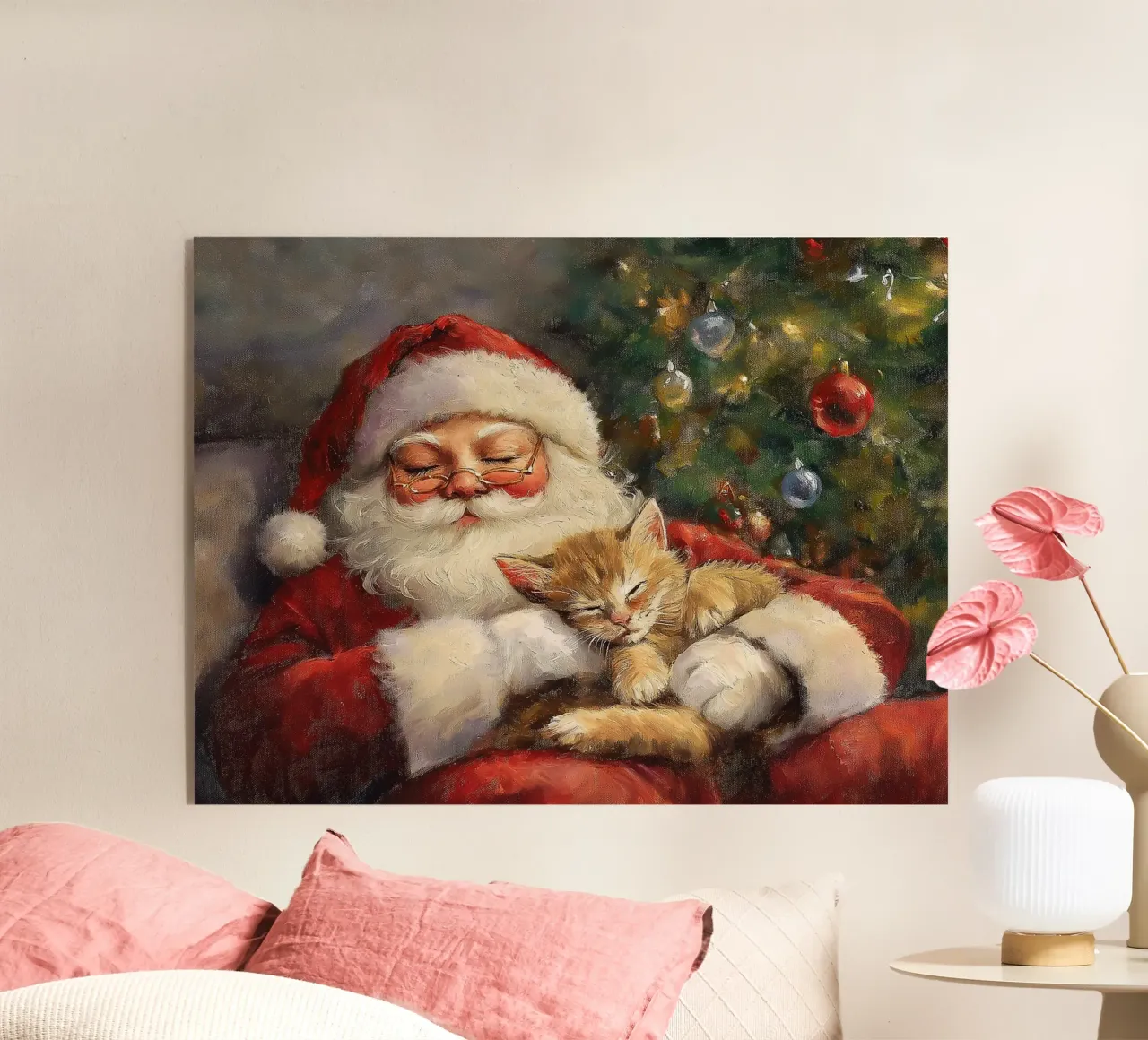 Pace e tranquillità a Natale - Babbo Natale plexiglass da Cozy Vibes