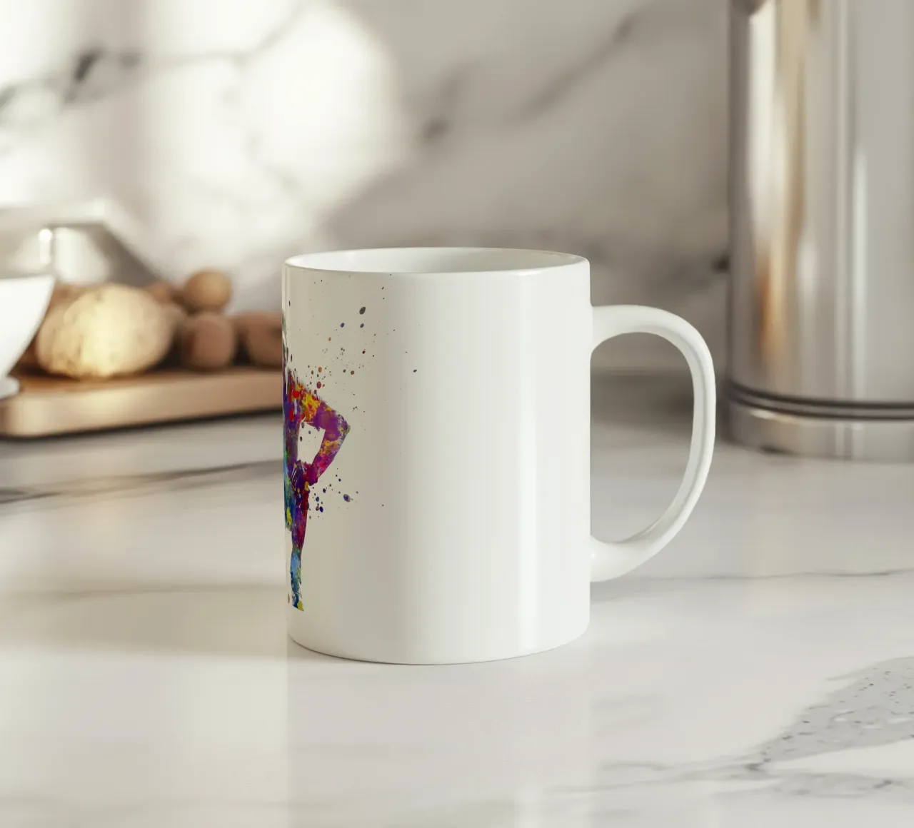 Giocatore di golf in acquerello tazza in ceramica da ⚽ Sports Pulse