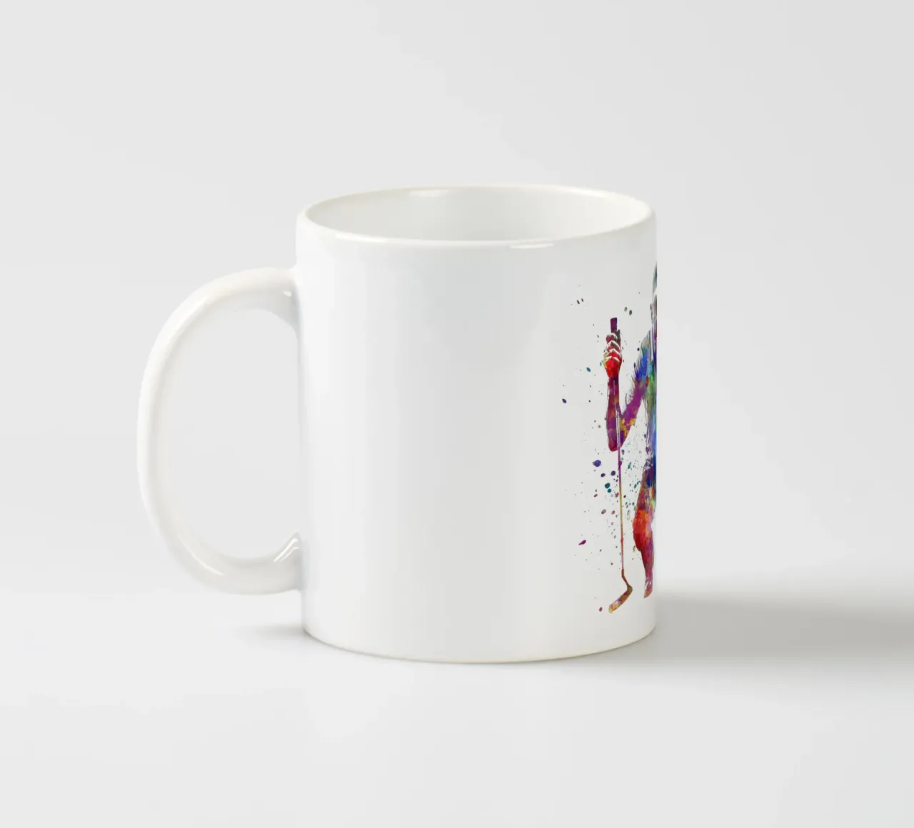 Giocatore di golf in acquerello tazza in ceramica da ⚽ Sports Pulse