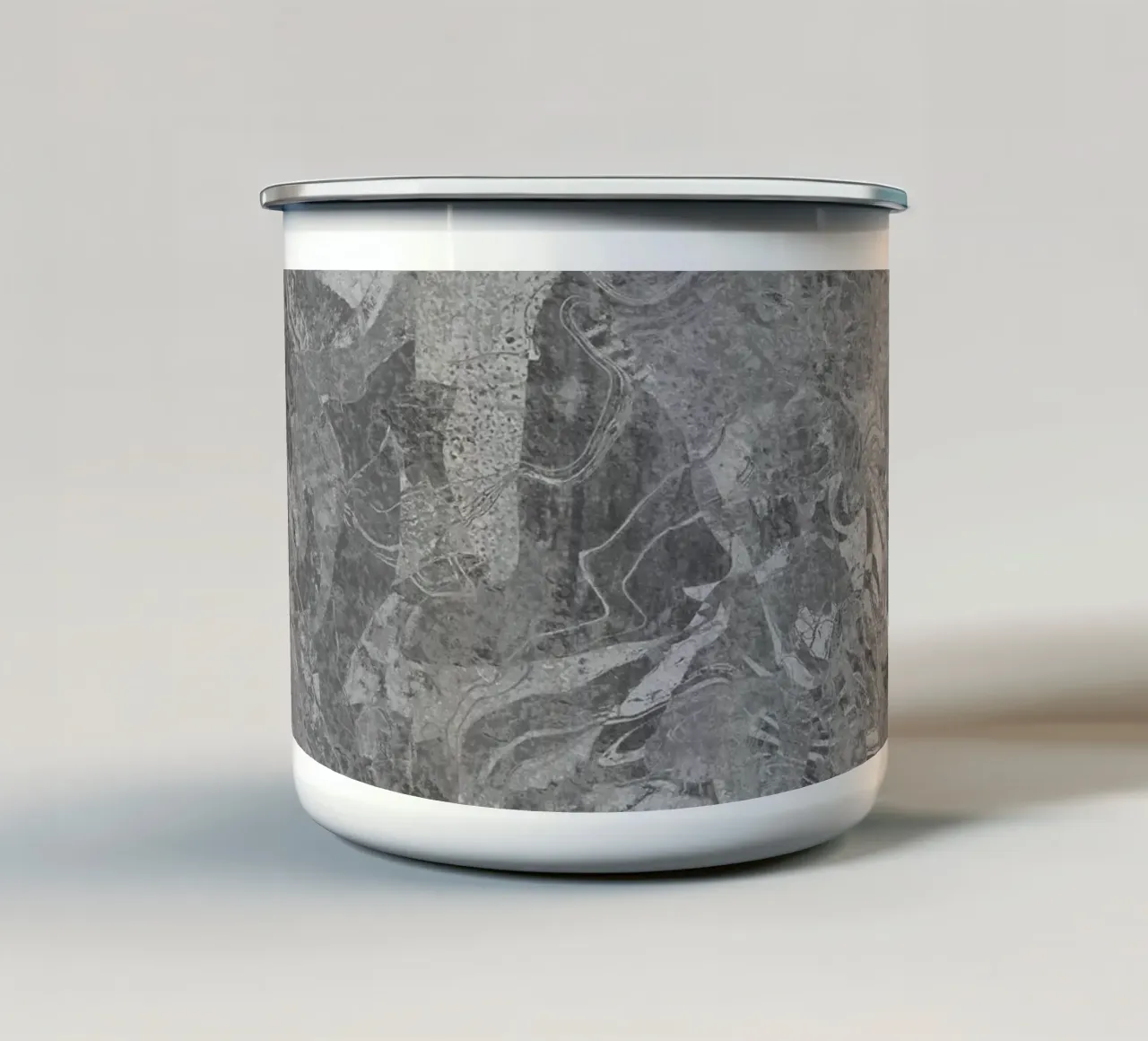 cemento armato tazza in smalto da k i m