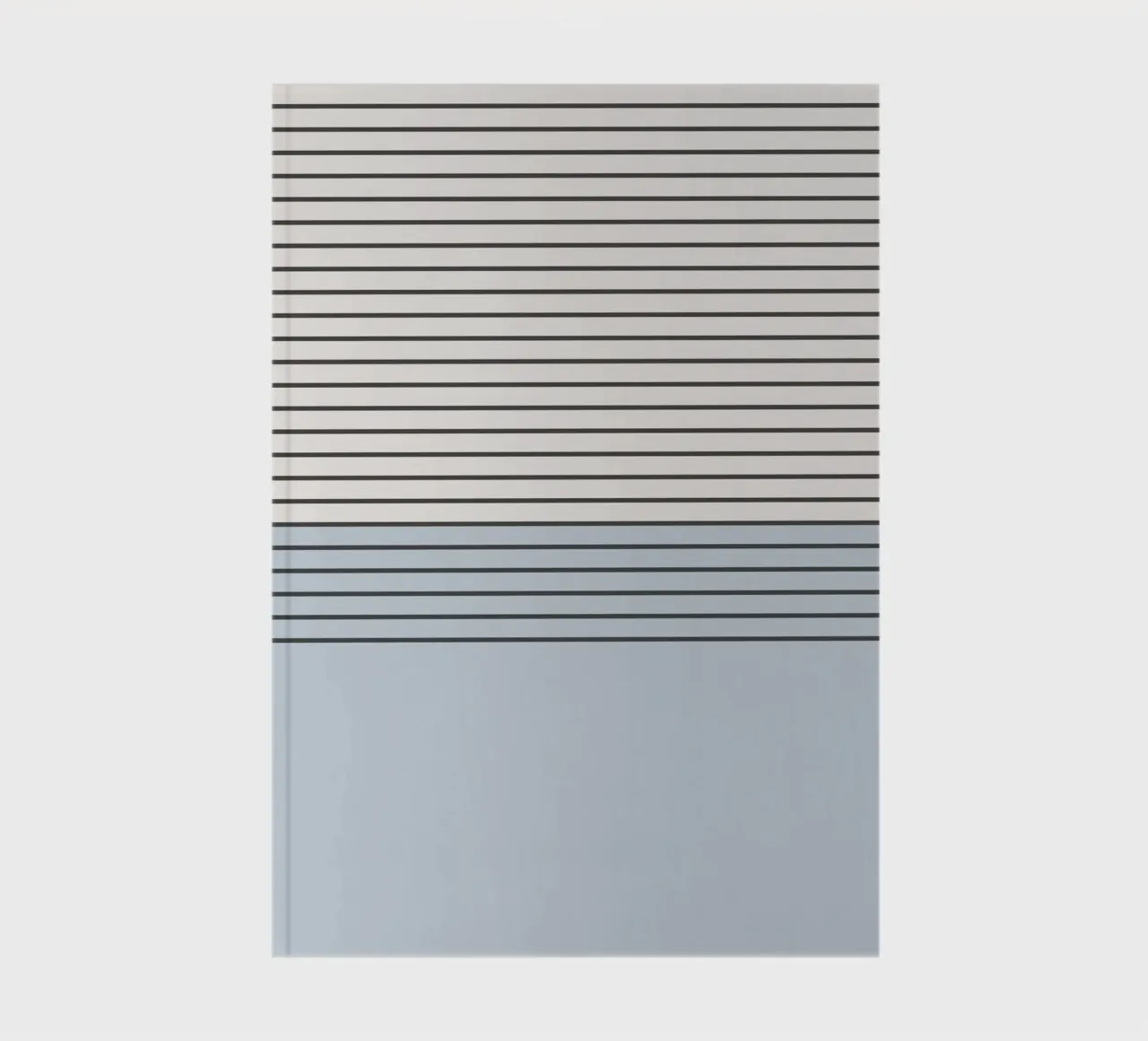 Blue Block Stripes Pattern notebook by Altruist Studio