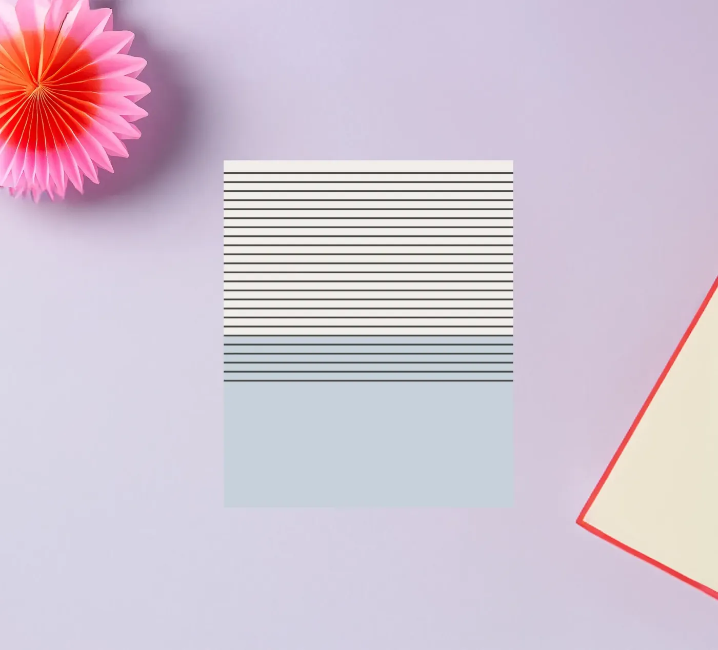 Blue Block Stripes Pattern sticker by Altruist Studio