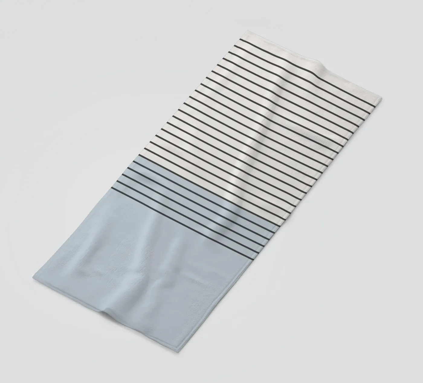 Blue Block Stripes Pattern telo mare da Altruist Studio