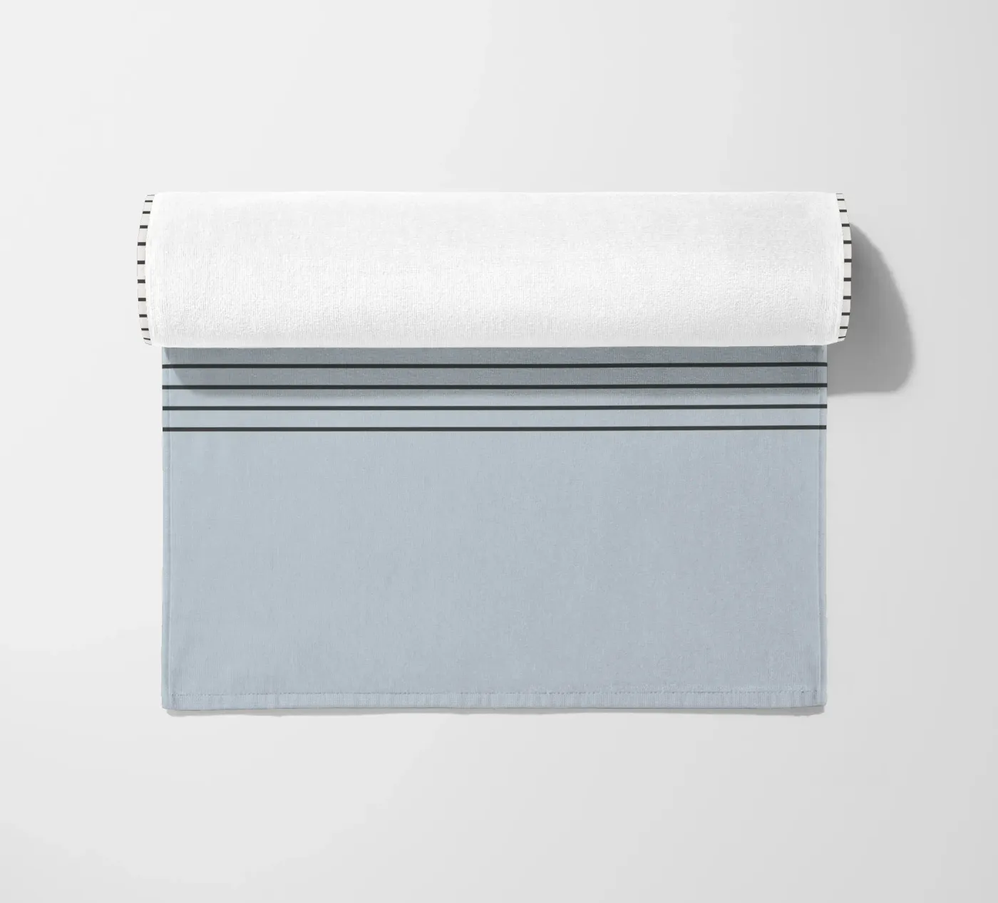 Blue Block Stripes Pattern telo mare da Altruist Studio