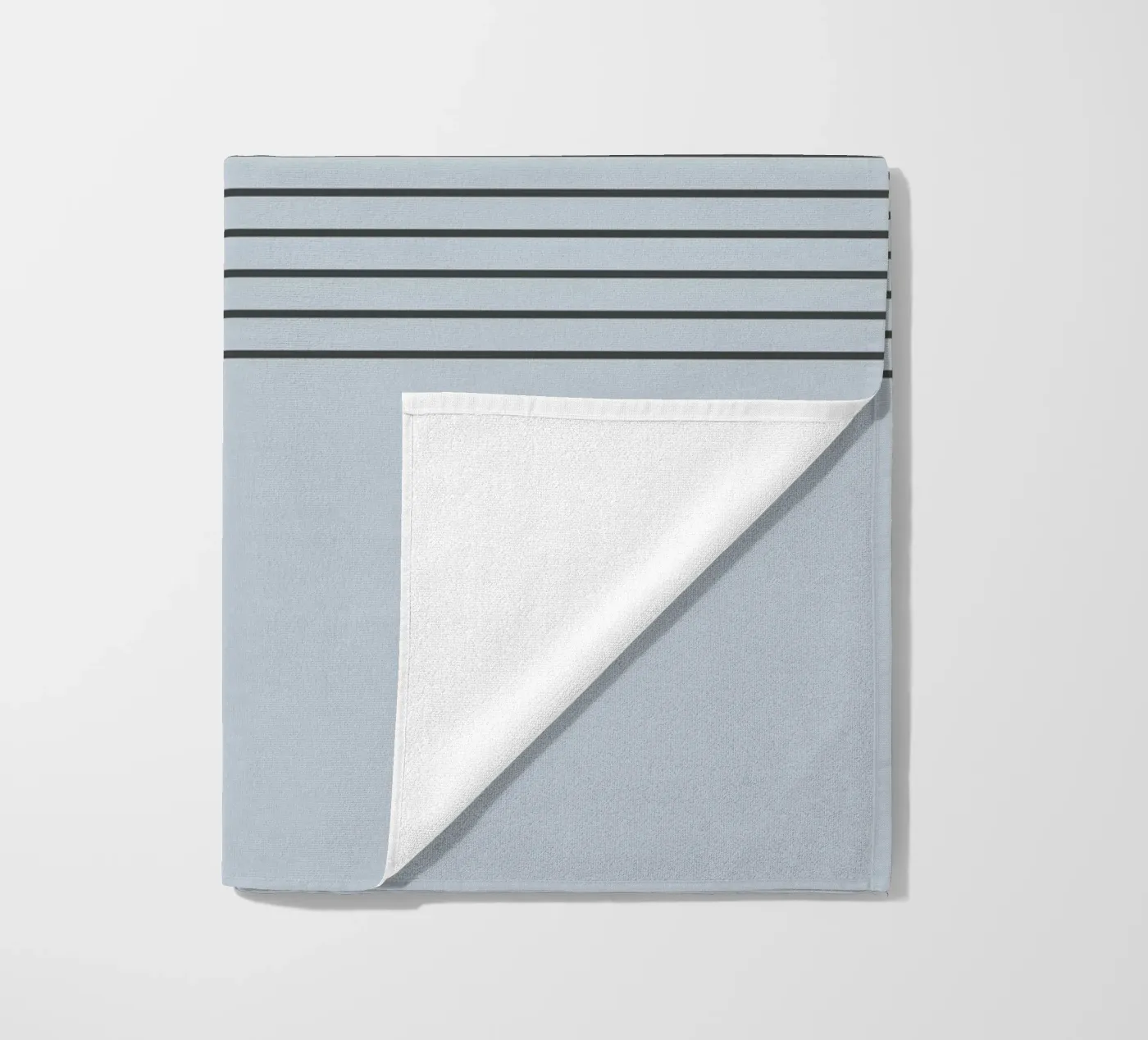Blue Block Stripes Pattern telo mare da Altruist Studio