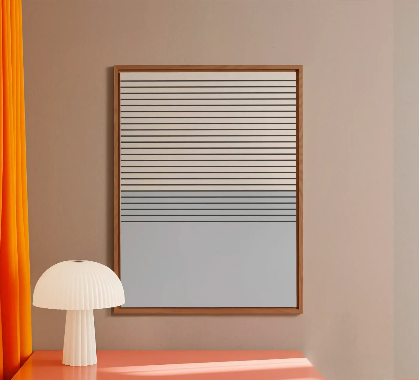 Blue Block Stripes Pattern pannello forex da Altruist Studio