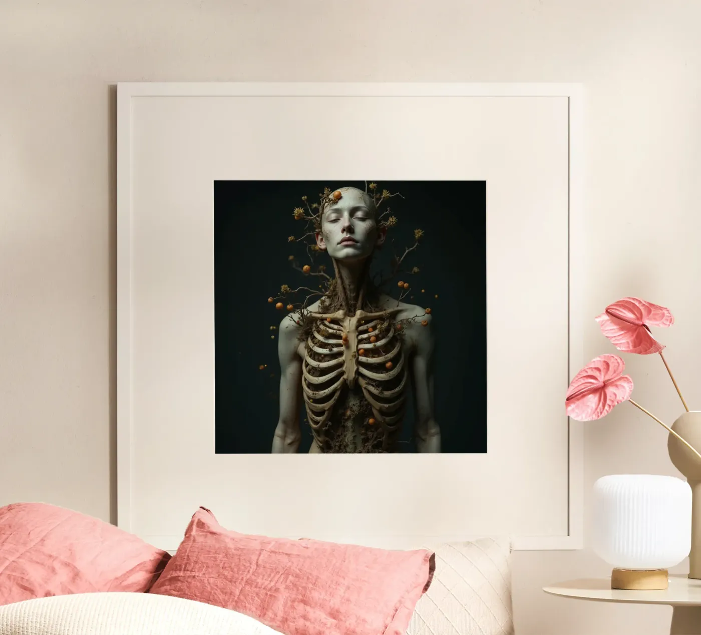 De holle boomgaard poster van Dustlight Atelier
