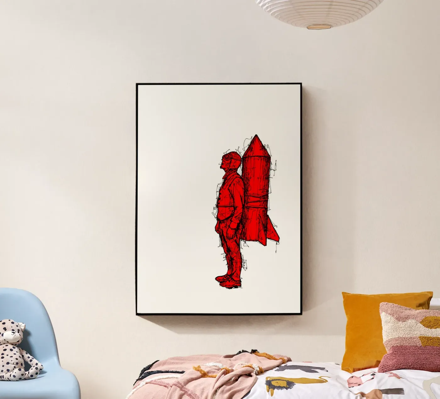 Rocket Man plexiglass da BOHOvisual