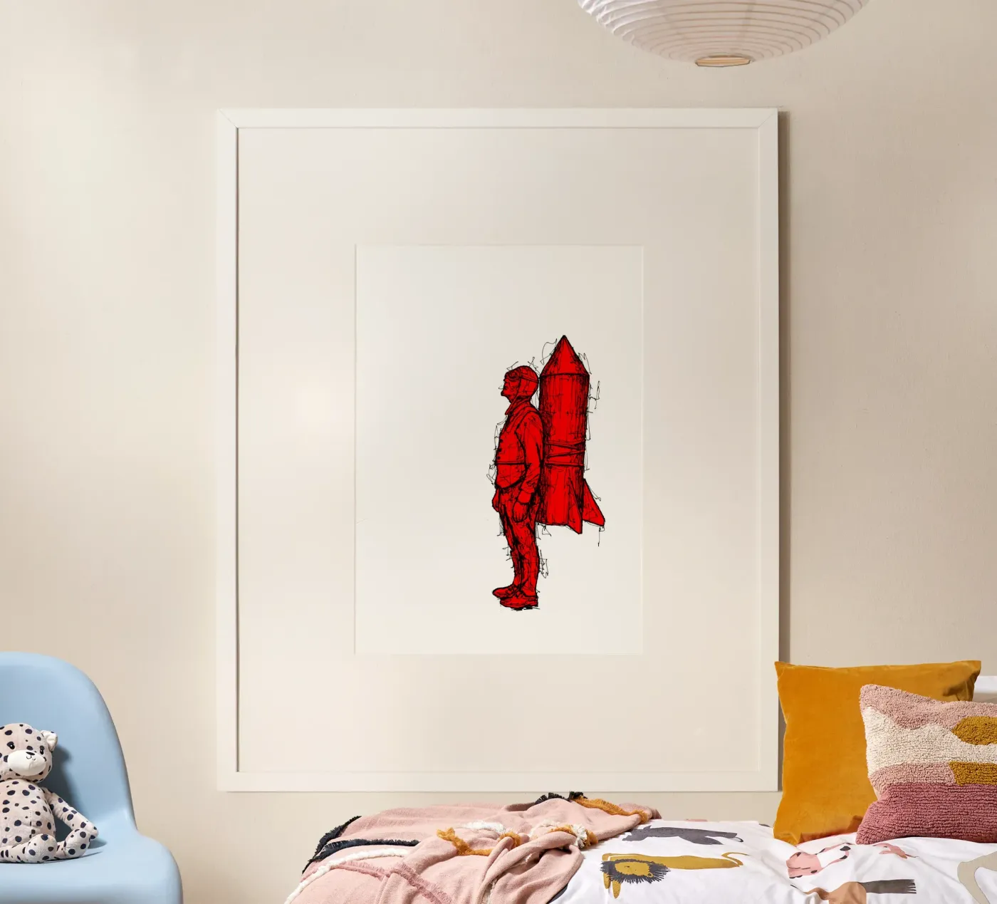 Rocket Man poster by BOHOvisual