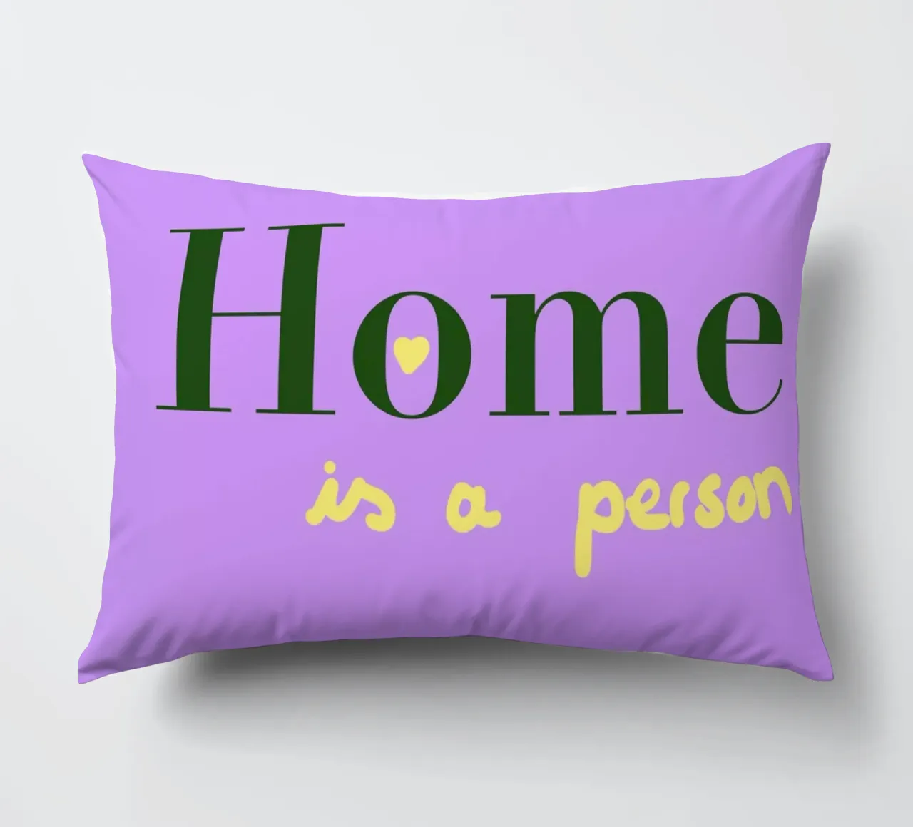 Home is a person cuscino da Hej Ibiza by Ute Arnold
