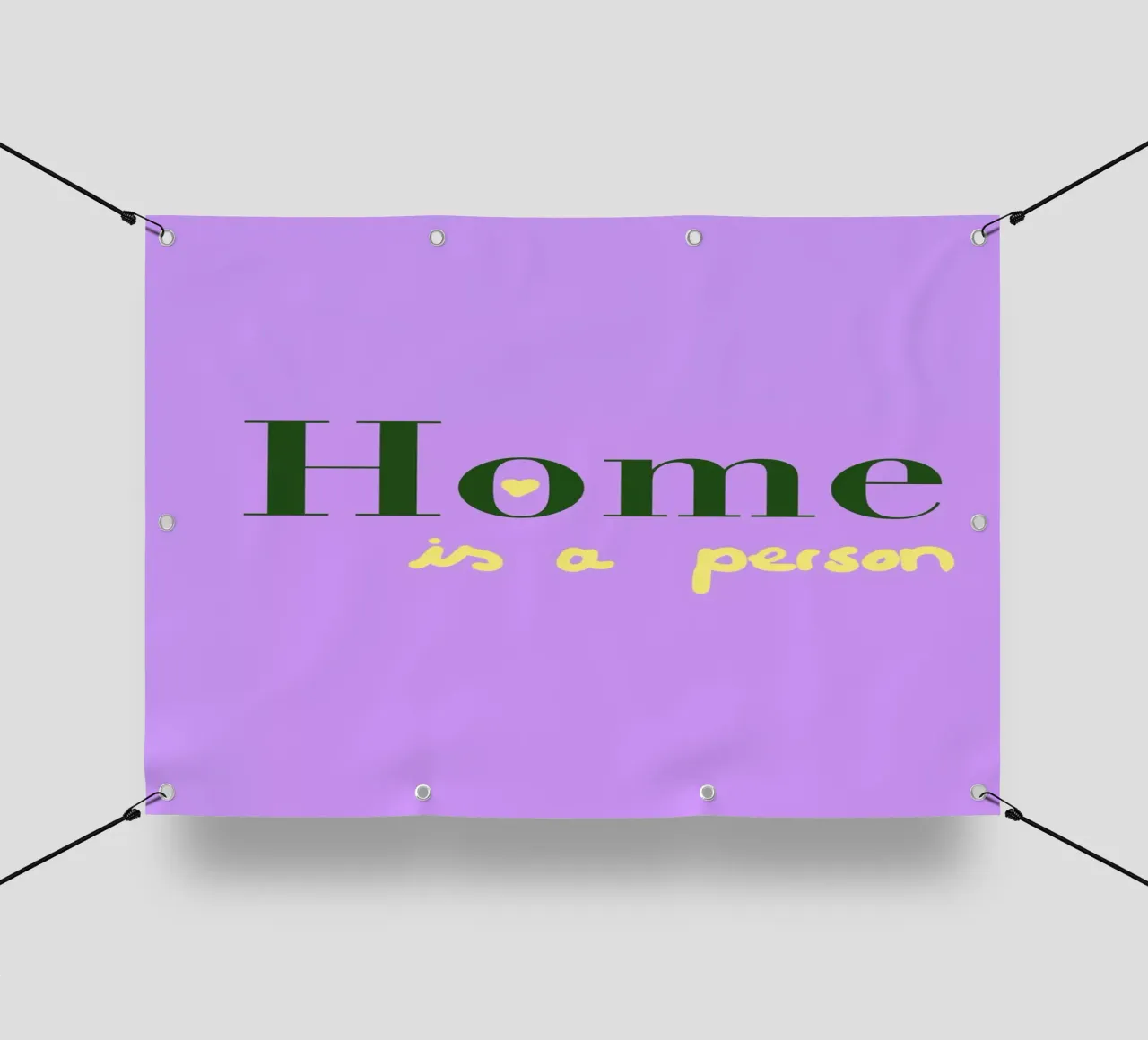 Home is a person telo in pvc da Hej Ibiza by Ute Arnold