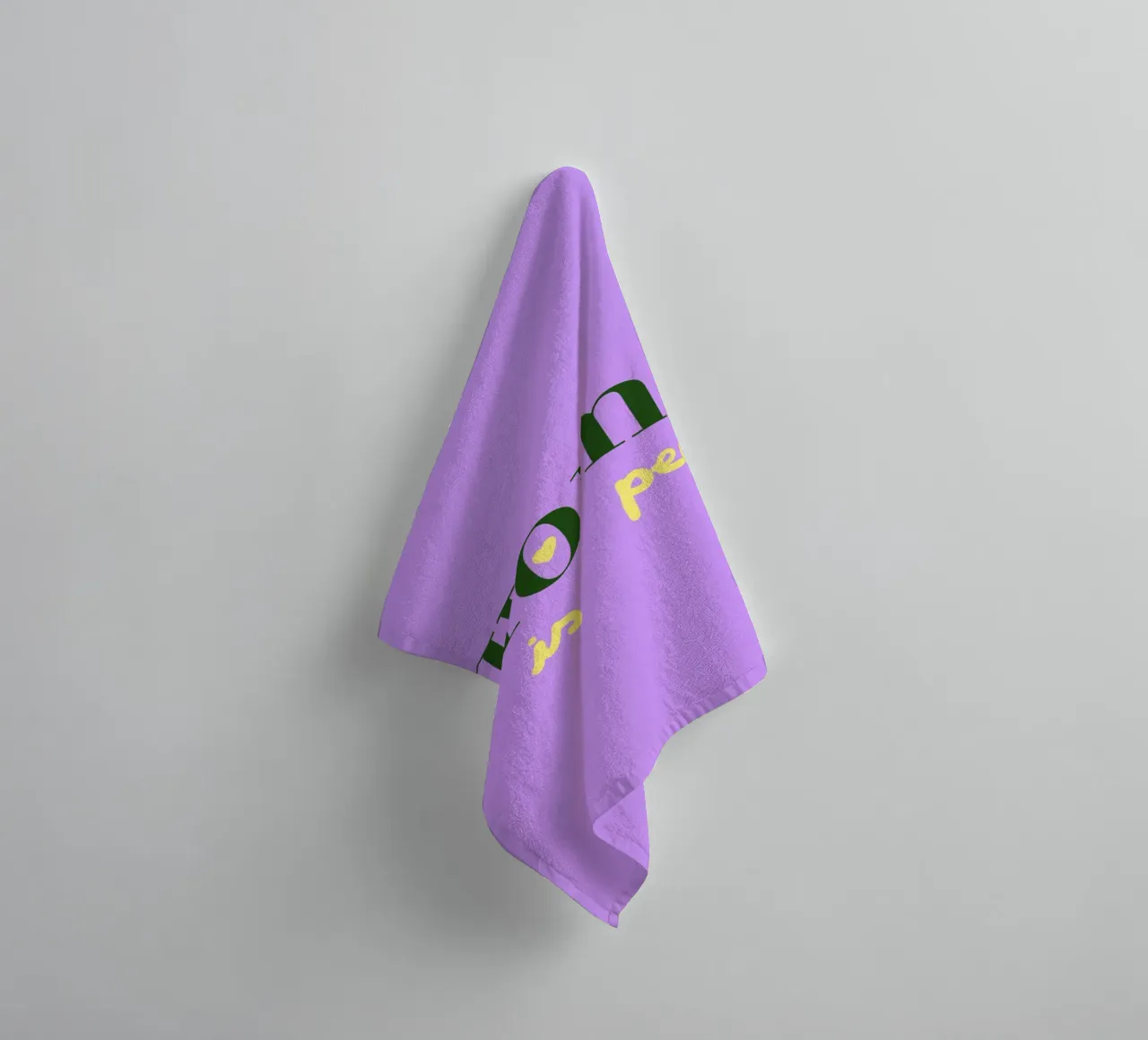 Home is a person towel by Hej Ibiza by Ute Arnold