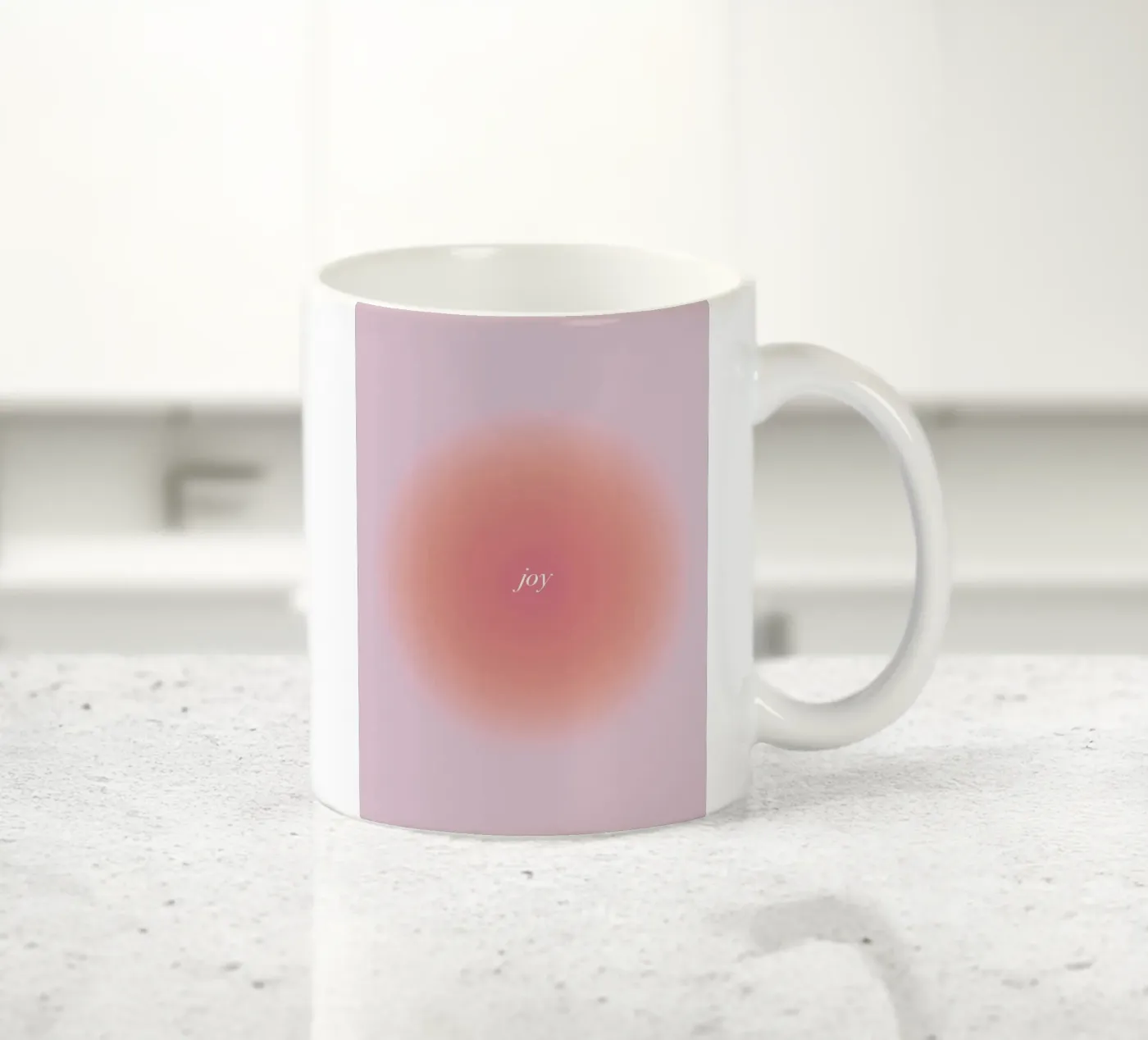 Joy ceramic mug by kokoprint