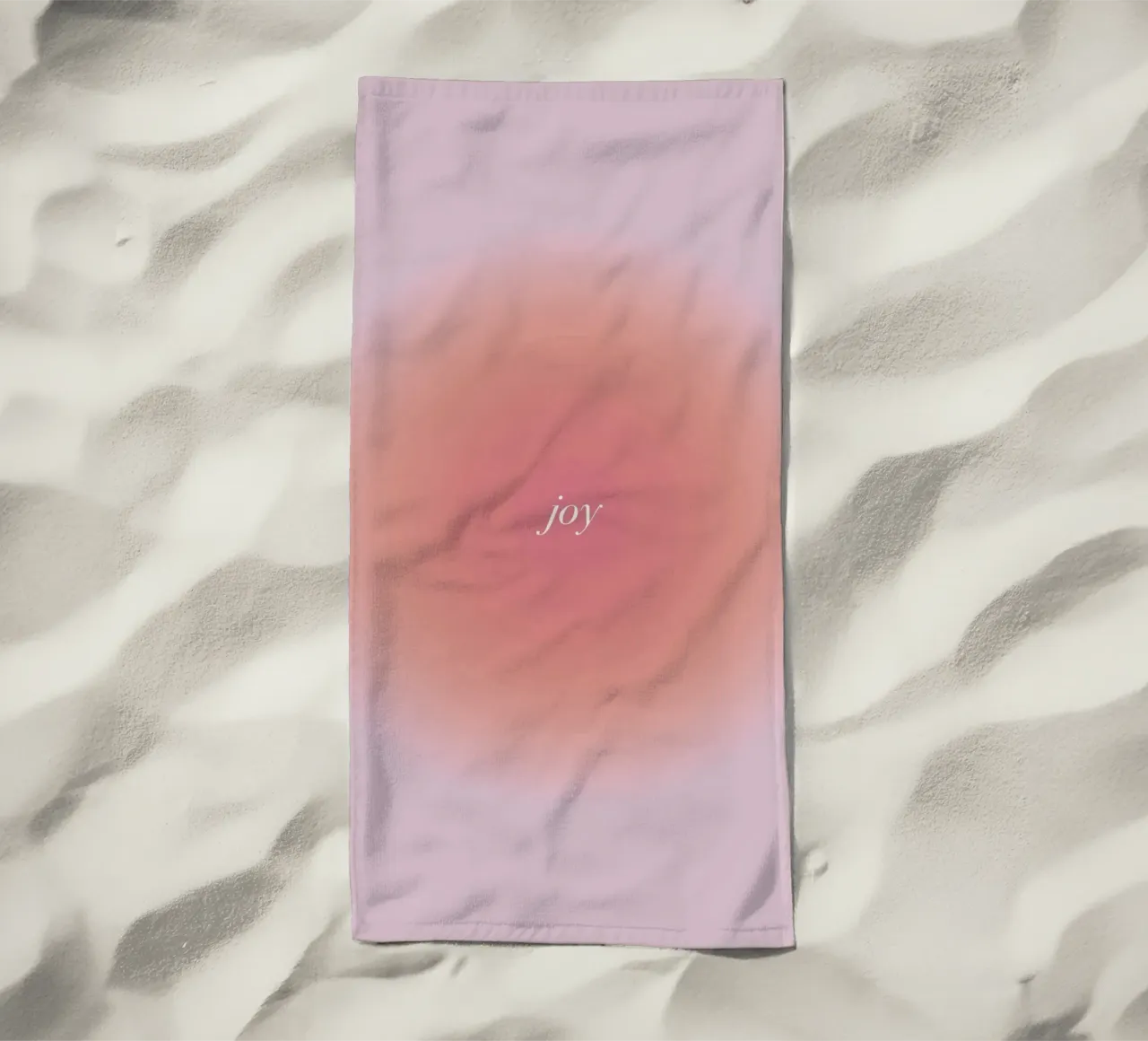 Freude Strandtuch von kokoprint