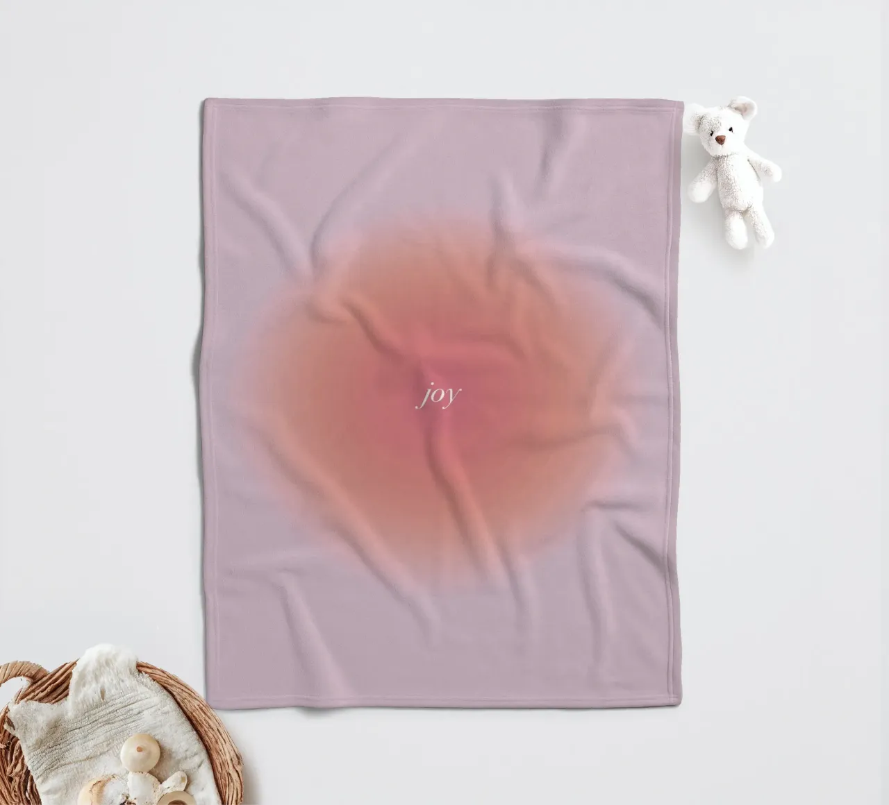 Freude Fleecedecke von kokoprint