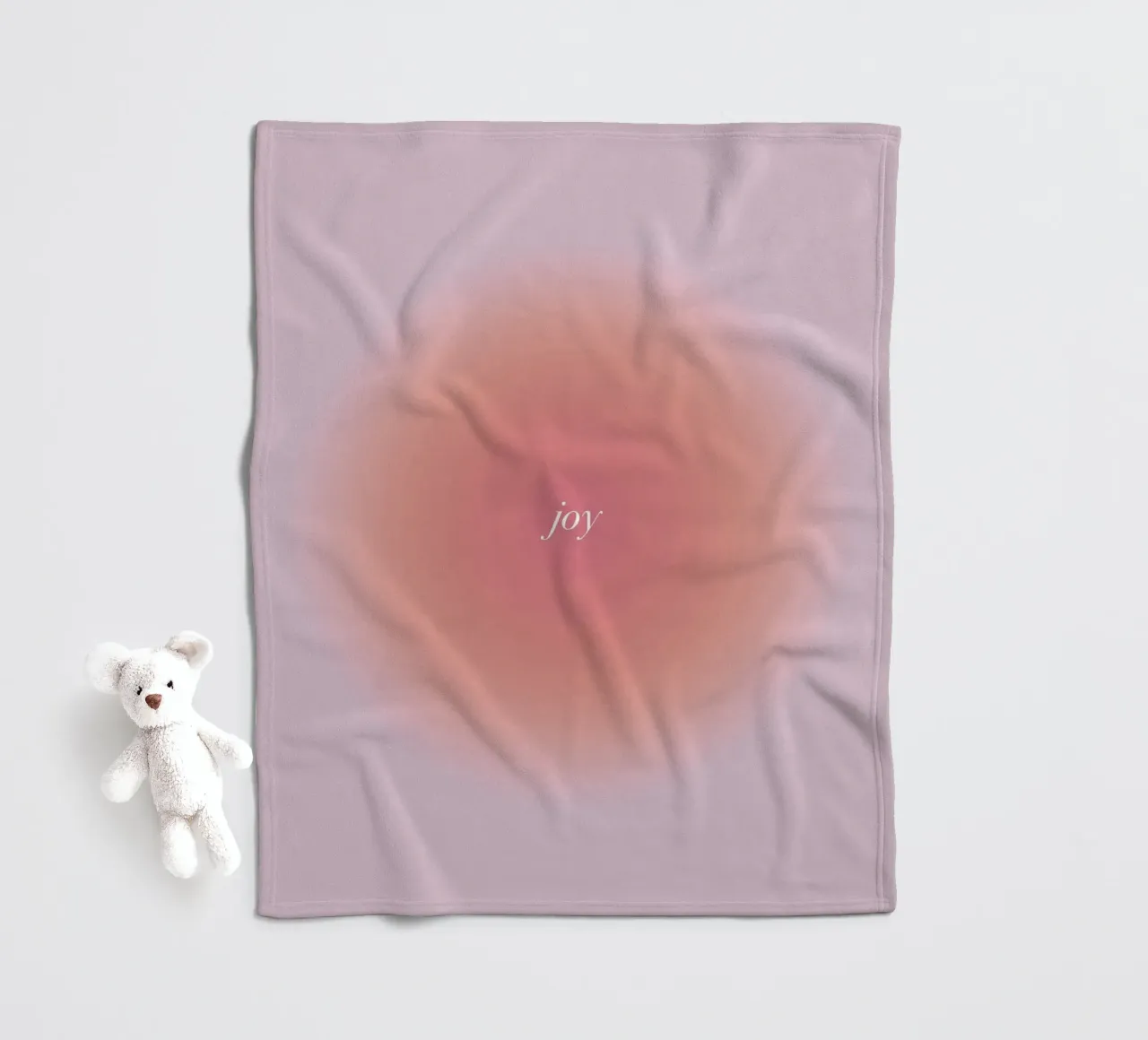 Freude Fleecedecke von kokoprint