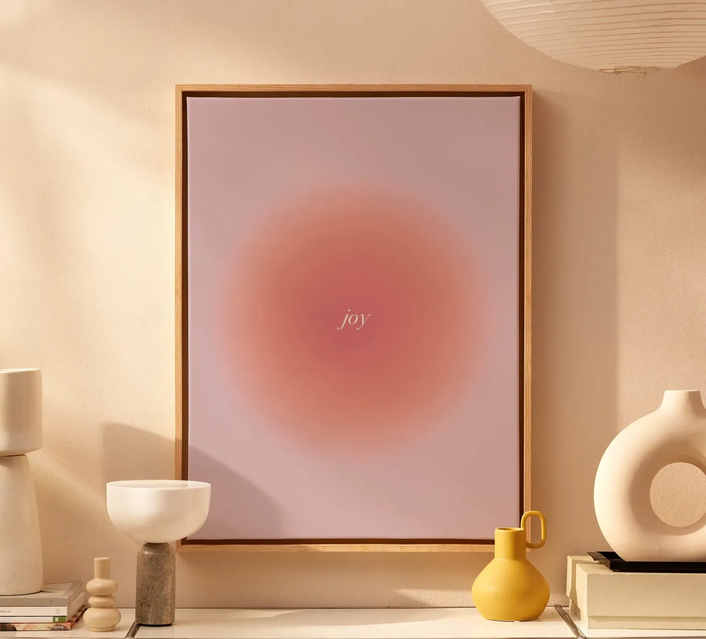 Joy canvas by kokoprint