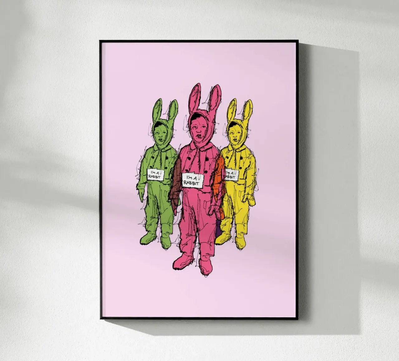 Sono un coniglio plexiglass da BOHOvisual