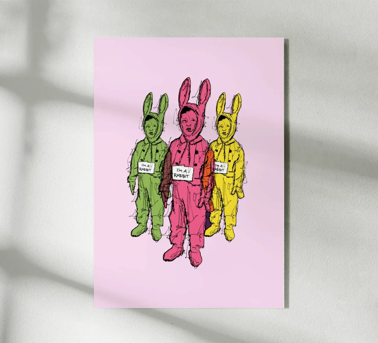 Sono un coniglio plexiglass da BOHOvisual